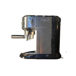 DeLonghi Dedica Espresso Machine Silver Black Slim Pump Coffee Maker EC680M